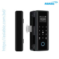 SmartX Tuya SX-CP92 WiFi Glass Door Lock Fingerprint, Password, Card, RF Remote & App